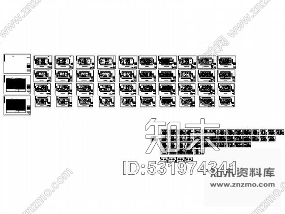 施工图北京顺义区高档低密别墅区现代三层别墅装修施工图cad施工图下载【ID:531974341】