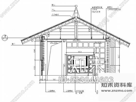 施工图云南某古建客栈标间1206装修图施工图下载【ID:532044603】