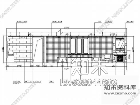 施工图云南某古建客栈标间1206装修图施工图下载【ID:532044603】