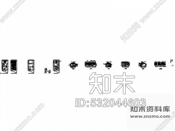 施工图云南某古建客栈标间1206装修图施工图下载【ID:532044603】