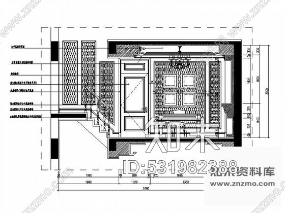 施工图绍兴法式园林社区联排别墅样板房室内装修施工图施工图下载【ID:531982388】