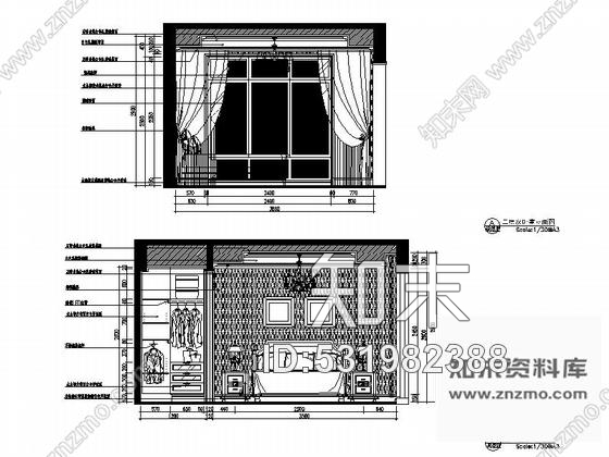 施工图绍兴法式园林社区联排别墅样板房室内装修施工图施工图下载【ID:531982388】