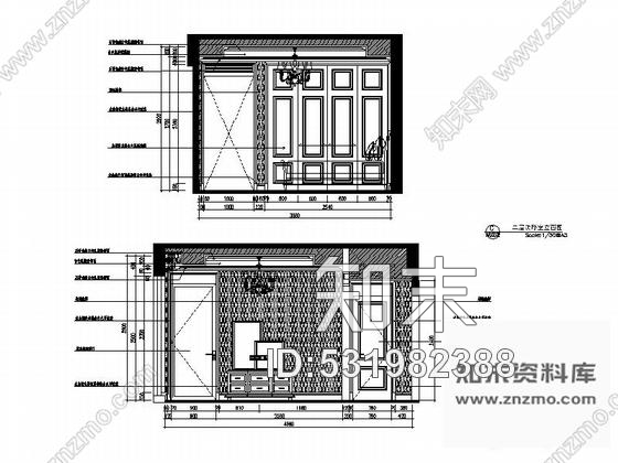 施工图绍兴法式园林社区联排别墅样板房室内装修施工图施工图下载【ID:531982388】