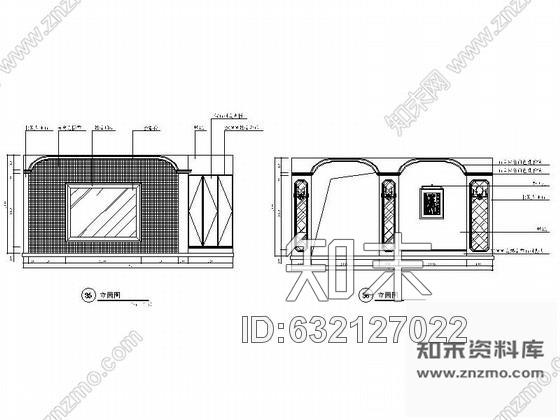 施工图某欧式娱乐会所包房4装修图cad施工图下载【ID:632127022】