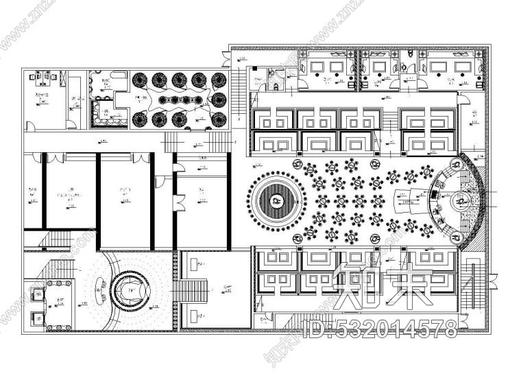 八套不同风格休闲酒吧内部装修全套CAD施工图cad施工图下载【ID:532014578】