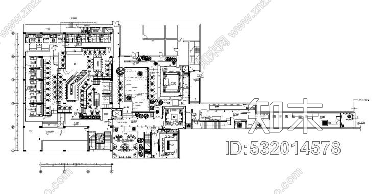 八套不同风格休闲酒吧内部装修全套CAD施工图cad施工图下载【ID:532014578】