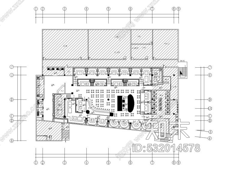 八套不同风格休闲酒吧内部装修全套CAD施工图cad施工图下载【ID:532014578】