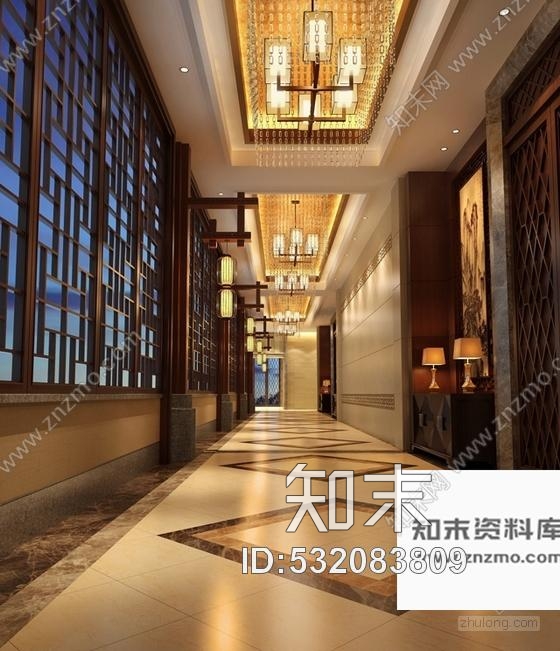 施工图四川灾后重建会议中心宴会会议室施工图含效果图片cad施工图下载【ID:532083809】