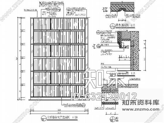 施工图夜总会奢华接待大厅室内装修图cad施工图下载【ID:632128012】