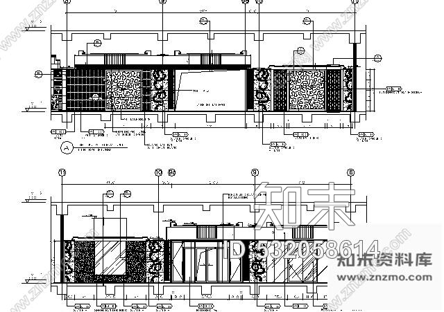 施工图北京知名五星级酒店部分施工图cad施工图下载【ID:532058614】