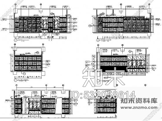 施工图北京知名五星级酒店部分施工图cad施工图下载【ID:532058614】