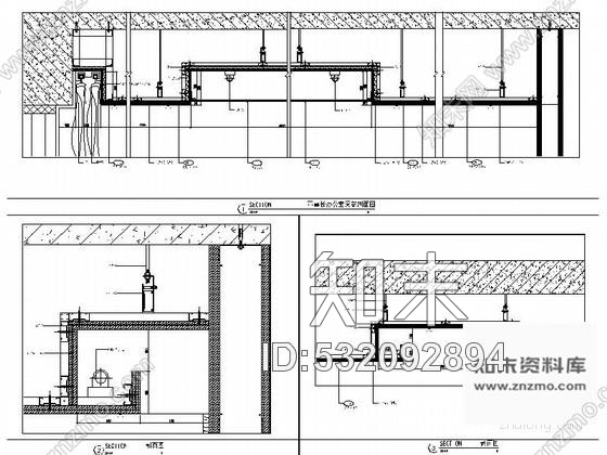 施工图副总办公室室内设计装修图cad施工图下载【ID:532092894】