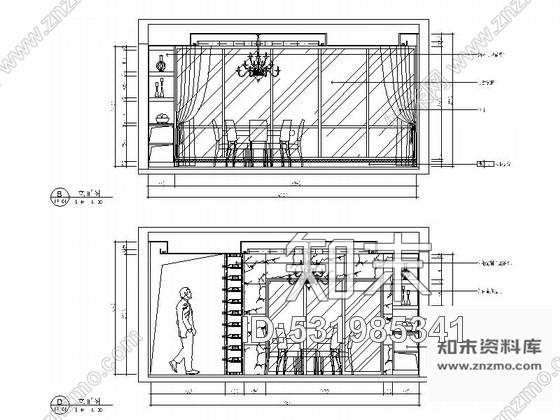 施工图广东某现代时尚双层别墅室内装修施工图含效果cad施工图下载【ID:531985341】