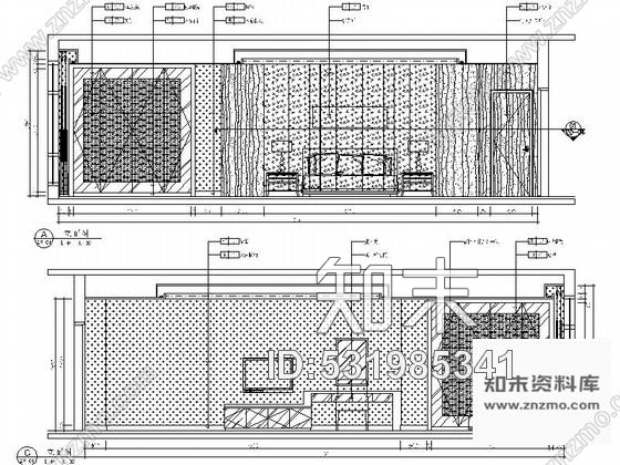 施工图广东某现代时尚双层别墅室内装修施工图含效果cad施工图下载【ID:531985341】