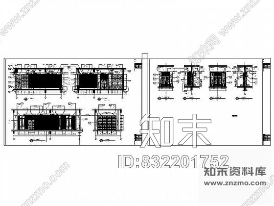 图块/节点别墅豪华包间立面图cad施工图下载【ID:832201752】