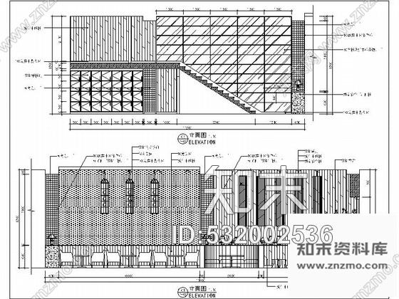 施工图北京某时尚个性牛排馆室内装修图cad施工图下载【ID:532002536】