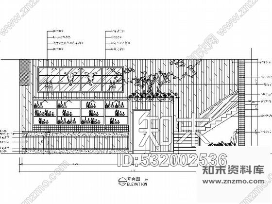 施工图北京某时尚个性牛排馆室内装修图cad施工图下载【ID:532002536】