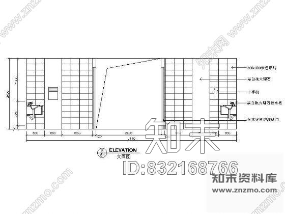 图块/节点公共卫生间立面图cad施工图下载【ID:832168766】