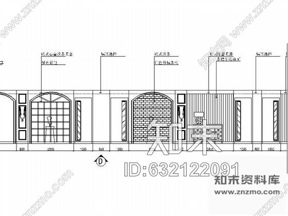 施工图武汉商业街大型综合量贩时尚古典KTV装修图含效果cad施工图下载【ID:632122091】