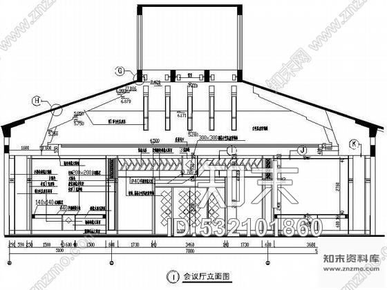 施工图某酒店会议室装修设计图cad施工图下载【ID:532101860】