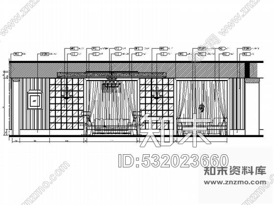 施工图广东高档现代风格五星酒店总统套房室内施工图cad施工图下载【ID:532023660】