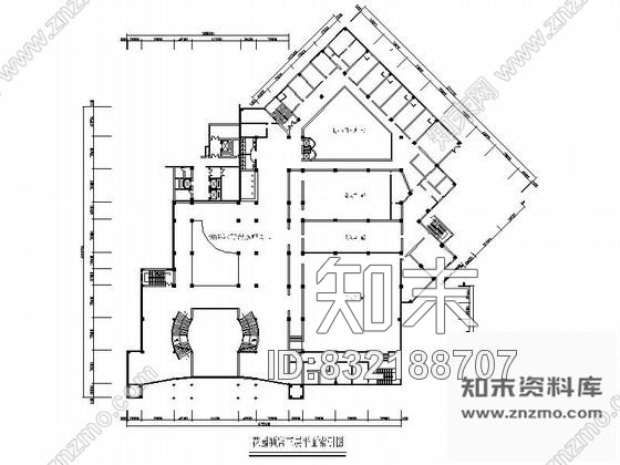 某大型花园酒店平面图cad施工图下载【ID:832188707】