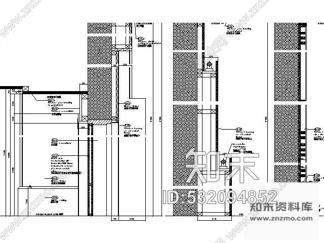 施工图天津某五星级酒店多功能厅施工图cad施工图下载【ID:532094852】