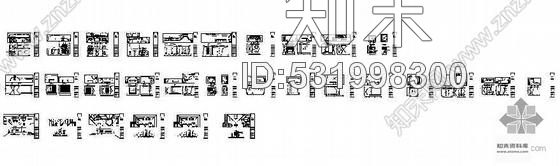 施工图某别墅内部装修全套施工图cad施工图下载【ID:531998300】