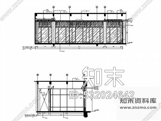 施工图拉萨某中式风格假日酒店茶室室内装修施工图施工图下载【ID:532024642】