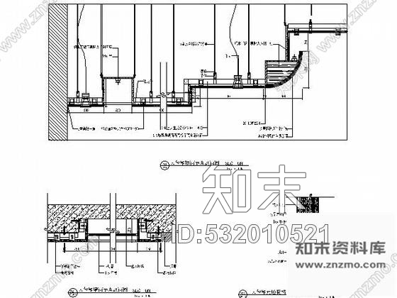 施工图山东某酒店餐饮大包厢装修图cad施工图下载【ID:532010521】