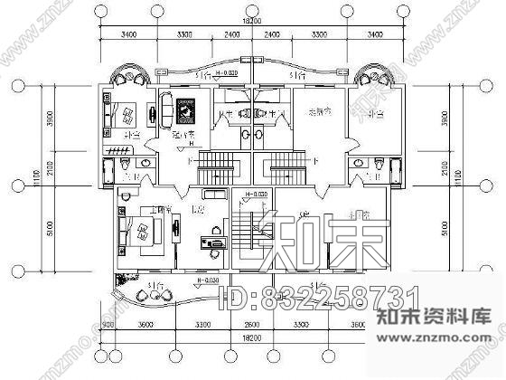 图块/节点房地产多个标准层户型图cad施工图下载【ID:832258731】