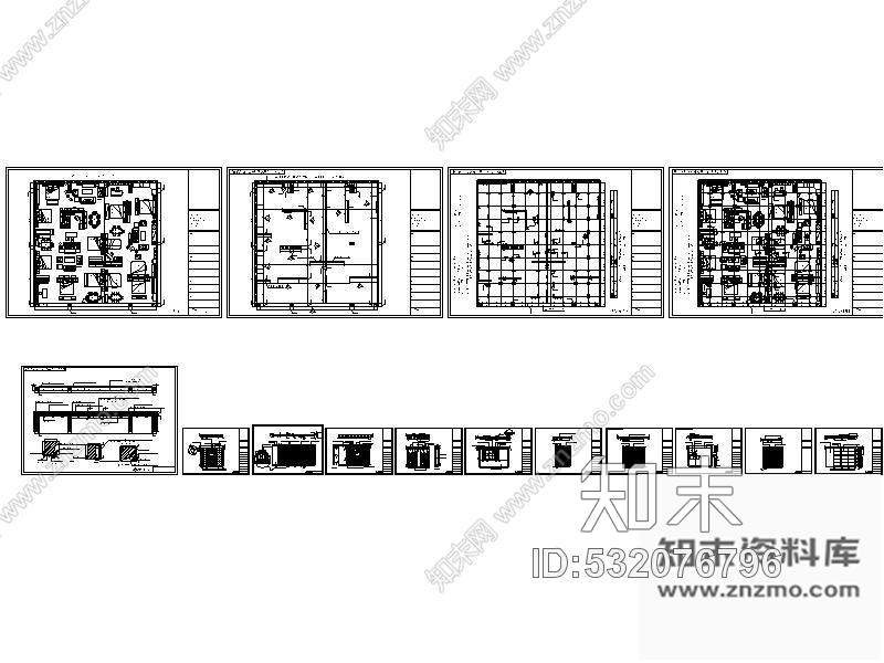 施工图内蒙某知名家具专卖店施工图cad施工图下载【ID:532076796】