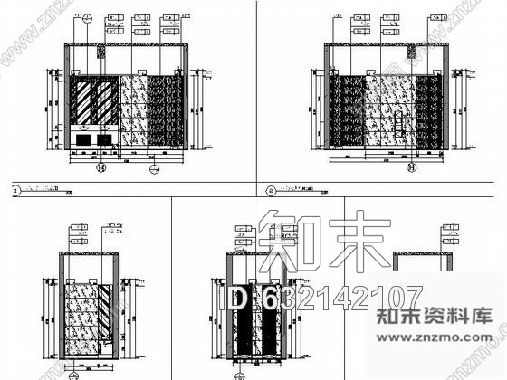 施工图36㎡小型公共卫生间装饰图施工图下载【ID:632142107】