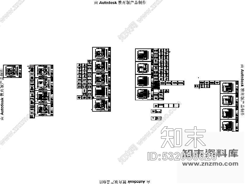 施工图福州四星级国际大酒店装修图cad施工图下载【ID:532058626】