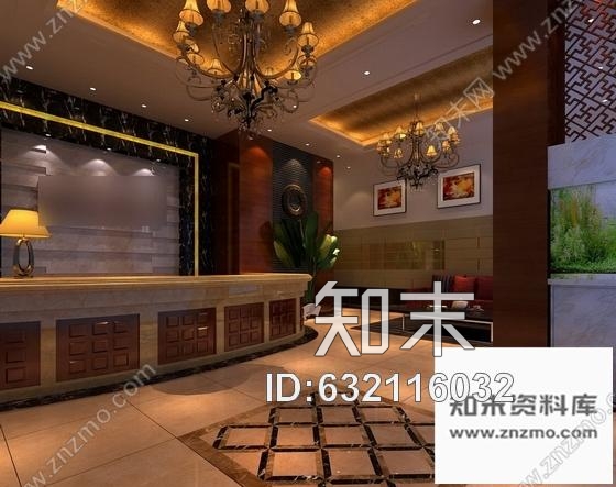 施工图南京某现代高档足浴会所室内装修图含效果cad施工图下载【ID:632116032】