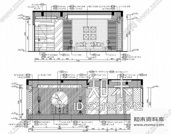 施工图三层豪华花园别墅设计图cad施工图下载【ID:531997342】