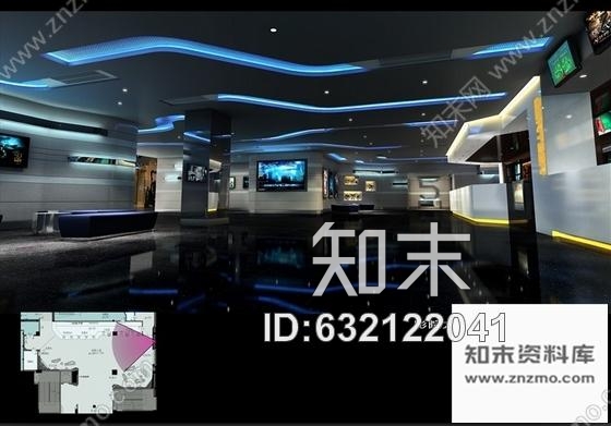 施工图佛山某金逸国际电影院室内全套装修图含效果cad施工图下载【ID:632122041】