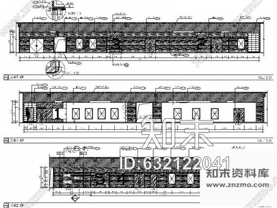 施工图佛山某金逸国际电影院室内全套装修图含效果cad施工图下载【ID:632122041】