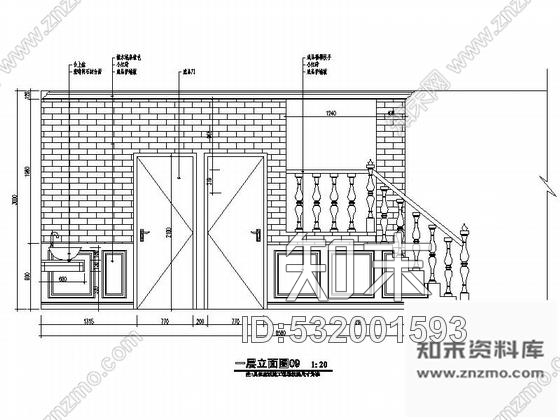 施工图合肥梦幻炫酷主题茶餐厅施工图含效果图cad施工图下载【ID:532001593】