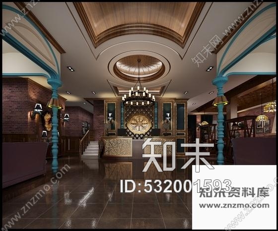 施工图合肥梦幻炫酷主题茶餐厅施工图含效果图cad施工图下载【ID:532001593】