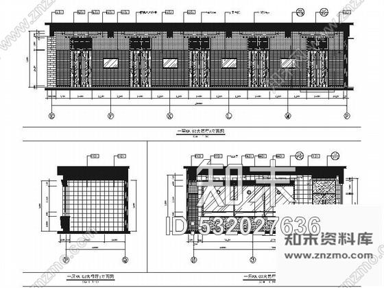 施工图南京原创设计典雅中式风格商务酒店装修施工图含效果cad施工图下载【ID:532027636】