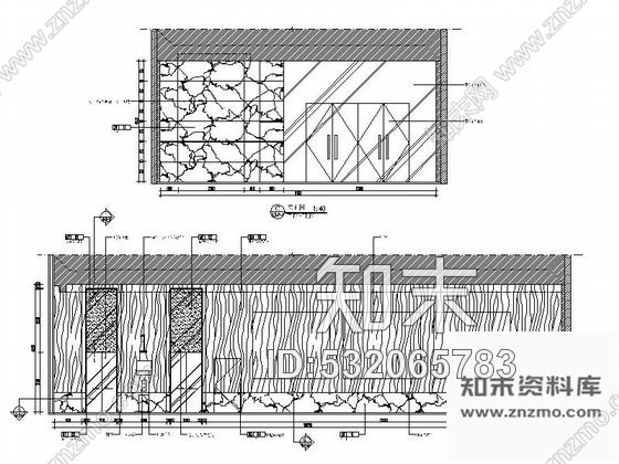 施工图四川时尚购物商场室内装修设计施工图含效果cad施工图下载【ID:532065783】