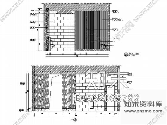 施工图四川时尚购物商场室内装修设计施工图含效果cad施工图下载【ID:532065783】