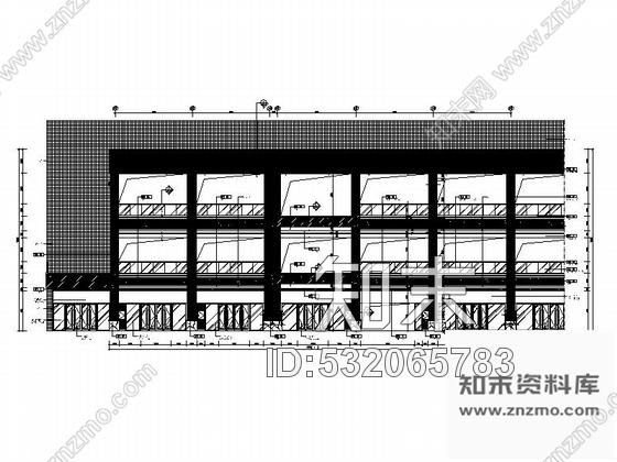 施工图四川时尚购物商场室内装修设计施工图含效果cad施工图下载【ID:532065783】