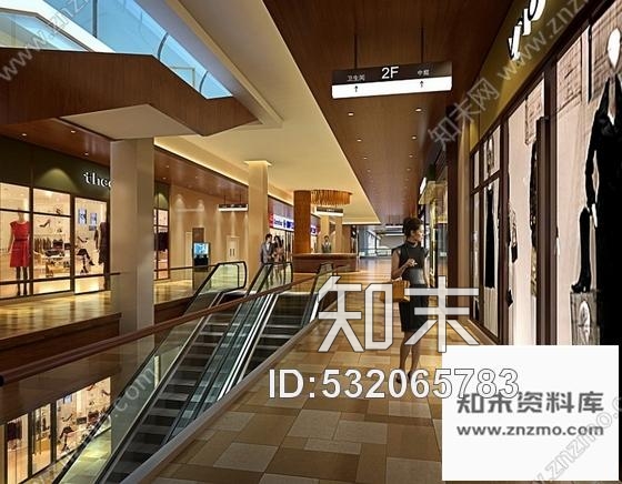 施工图四川时尚购物商场室内装修设计施工图含效果cad施工图下载【ID:532065783】