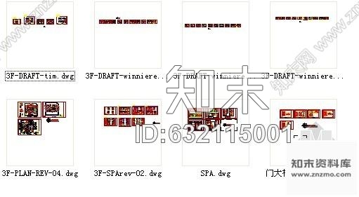 施工图广州梁志天--某全套桑拿SPA施工图cad施工图下载【ID:632115001】