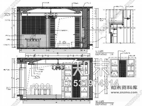 施工图绵阳新中式风格双层别墅室内装修图含效果cad施工图下载【ID:531974314】