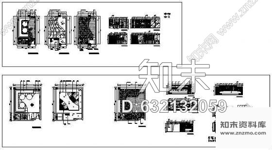 施工图KTV包房装修图两套cad施工图下载【ID:632132059】