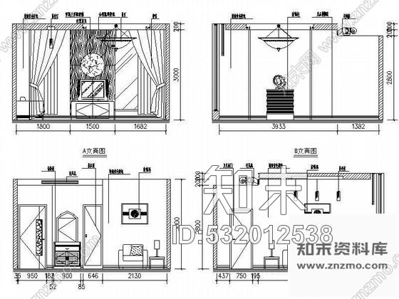 施工图穆斯林风格餐厅空间装修图cad施工图下载【ID:532012538】