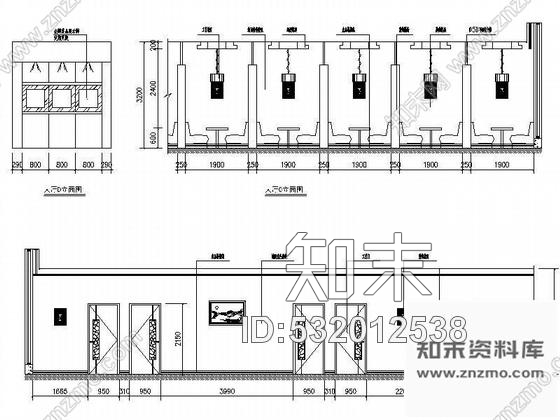 施工图穆斯林风格餐厅空间装修图cad施工图下载【ID:532012538】